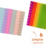 6 juegos de tapas A5 color