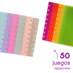 50 juegos de tapas A5 color
