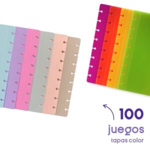 100 juegos de tapas A5 color