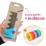 Pack Perforadora To Note Mini + 50 discos