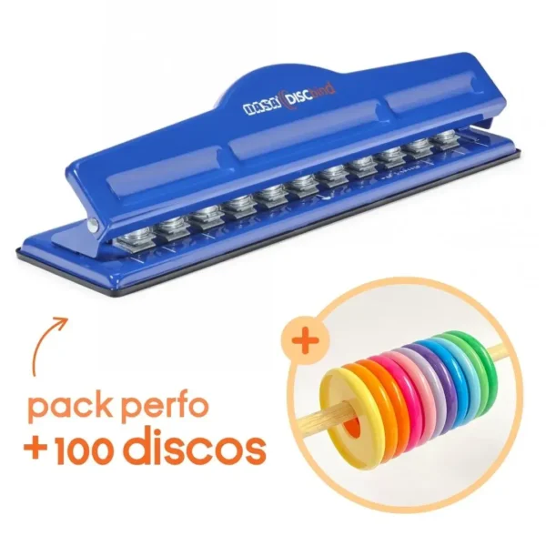Pack Perforadora DiscBind STD + 100 discos