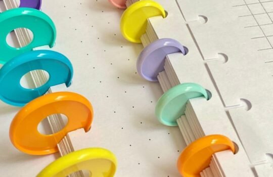 Discos de encuadernación pastel Mi Punchi