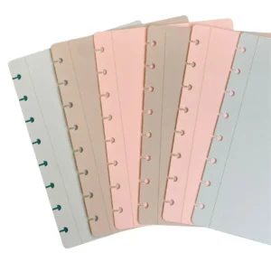 Set de tapas Mi Punchi colores nórdicos mate para cuadernos con discos