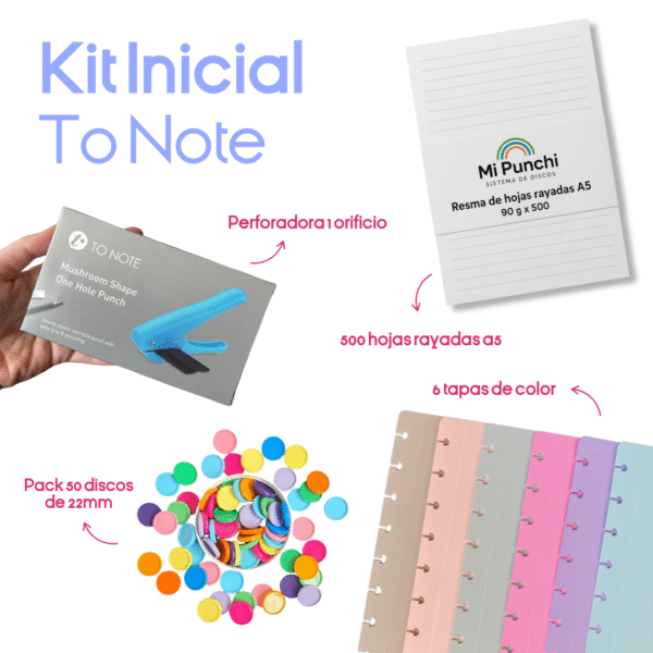 Kit Inicial To Note Sistema de discos