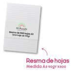 Resma de 500 hojas A5 90gr - Encuadernacion