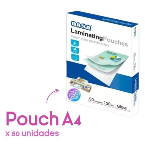 Pouch Plastificado A4 x 50 unidades