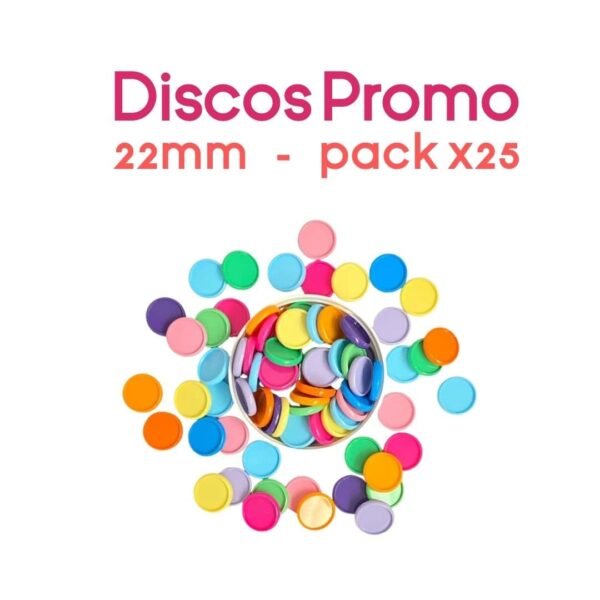 Discos Promo 22mm - Pack x25