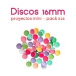 Pack 25 Discos 16 mm – Ideal Proyectos Mini