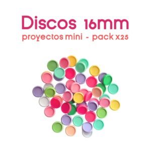 Pack 25 Discos 16 mm – Ideal Proyectos Mini