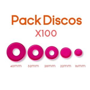 Pack de discos 100 unidades