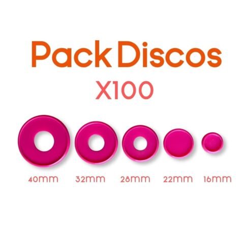 Pack de discos 100 unidades