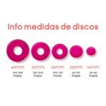 Pack de discos 100 unidades