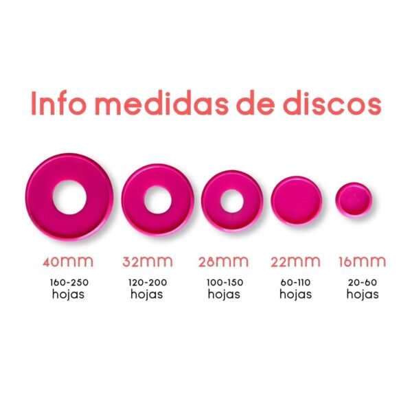 Pack de discos 100 unidades
