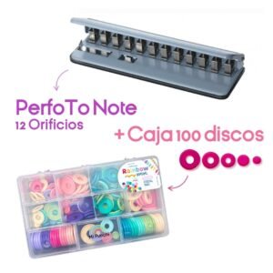 Pack Perforadora To Note 12 + 100 discos en Caja